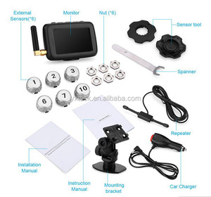 เครื่องวัดความดันลมยางดิจิตอล,ระบบตรวจสอบ6 ~ 10ยางเซ็นเซอร์ภายนอก/ภายในรถบรรทุก/รถบัส <span class=keywords><strong>TPMS</strong></span> - Product Image 3