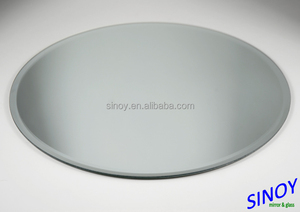 Centro de Mesa de Boda Cuadrado, Redondo y Hexagonal <span class=keywords><strong>con</strong></span> <span class=keywords><strong>Espejo</strong></span> y <span class=keywords><strong>Borde</strong></span> de Vidrio Pulido para Bodas - Product Image 5