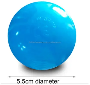 ブルーカラー8cmバルクプラスチックボールバルクボールピットボール中国製