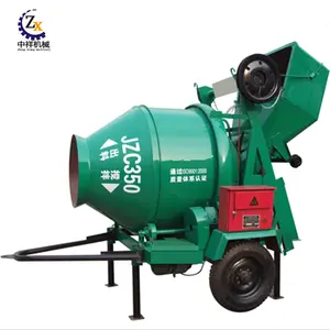 500 litre mobile concrete mixer with pump