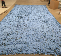Camo Filet, Camouflage Net filets à Mailles Léger Durable pour Parasol Décoration Chasse Aveugle Tir Camping Photographie