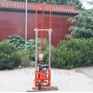 Well drilling machine price small portable mini bore ore water wells drilling exploration engineering tools core drilling rigs