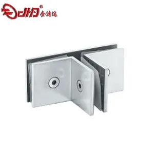 factory price 3 way Glass Panel Connector glass clamp for Glass Cube System