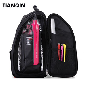 Sac à dos de maquillage professionnel à plusieurs compartiments de plus grande capacité, sac à cosmétiques, sac de rangement, PVC, Logo personnalisé unisexe - Product Image 5
