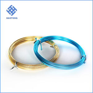 DIY Craft <span class=keywords><strong>fil</strong></span> d'aluminium coloré torsadé prix d'usine <span class=keywords><strong>pour</strong></span> le traitement <span class=keywords><strong>de</strong></span> coupe personnalisé <span class=keywords><strong>de</strong></span> <span class=keywords><strong>fil</strong></span> <span class=keywords><strong>de</strong></span> mise en balles <span class=keywords><strong>de</strong></span> <span class=keywords><strong>bijoux</strong></span> - Product Image 2