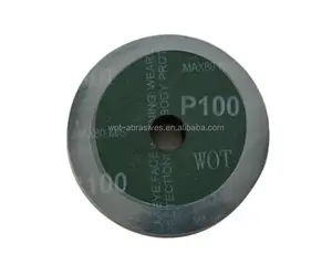 4 Inch Grit 100 Norton Quality Aluminum Oxide Round Metal Fiber Sanding Disc