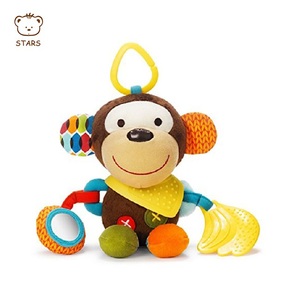 Ramah Lingkungan Fox Plush Mainan Squeaker Crinkle Baby Teether Mainan - Product Image 4