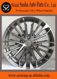 SS 18 "Black Machine Face Réplica Llantas de rueda de aluminio para A6 A6L <span class=keywords><strong>A8L</strong></span> - Product Image 2