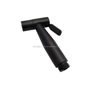 Spruzzatore per Bidet da bagno moderno <span class=keywords><strong>con</strong></span> facile installazione a parete 304 acciaio inossidabile nero - Product Image 6