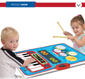 Commercio all'ingrosso 2 e 1 musicial coperte musica giocattolo per bambini educational - Product Image 2
