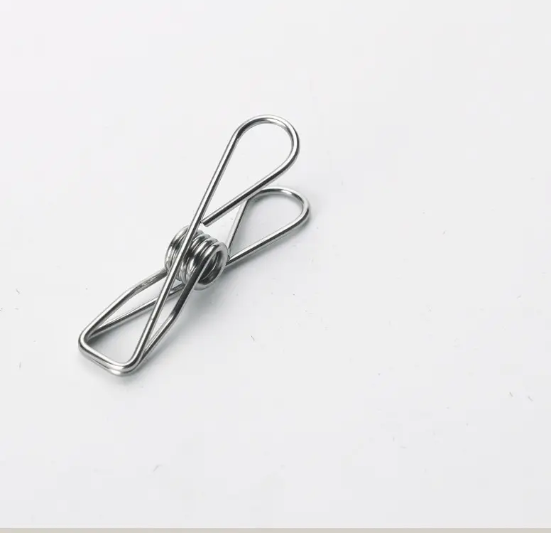 Factory sale metal 316 stainless steel peg and 304 stainless steel spring clip clothes peg sunning clip