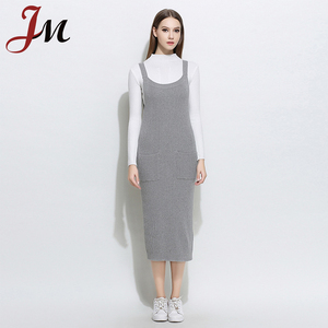 Dresses — <span class=keywords><strong>robe</strong></span> pull à longueur genoux pour filles, tenue personnalisée au Design coréen, <span class=keywords><strong>robe</strong></span> en tricot fantaisie, vente en gros - Product Image 2