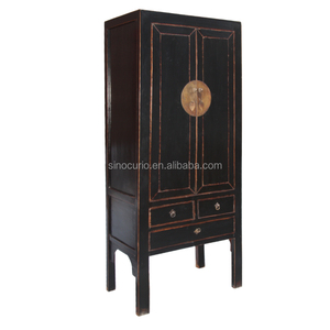 Chinese Antique <strong>Wooden</strong> Bedroom Clothes <strong>Wardrobe</strong> - Product Image 2