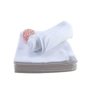 Pañales de tela de muselina de gasa de algodón, blanco, hecho en China