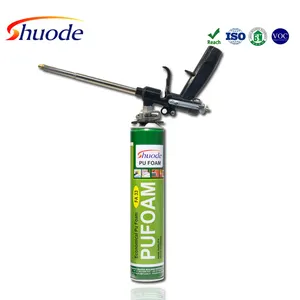 Mastic en mousse polyuréthane à spray, 1 pièce, tube de couverture automatique