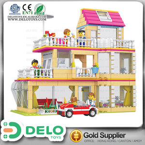 Wholesale 99 cent store items miniature doll house furniture toys plastic brick for girls de0083174 - Product Image 1