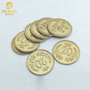 Monete finte in metallo personalizzate di buona qualità per giochi da tavolo - Product Image 4