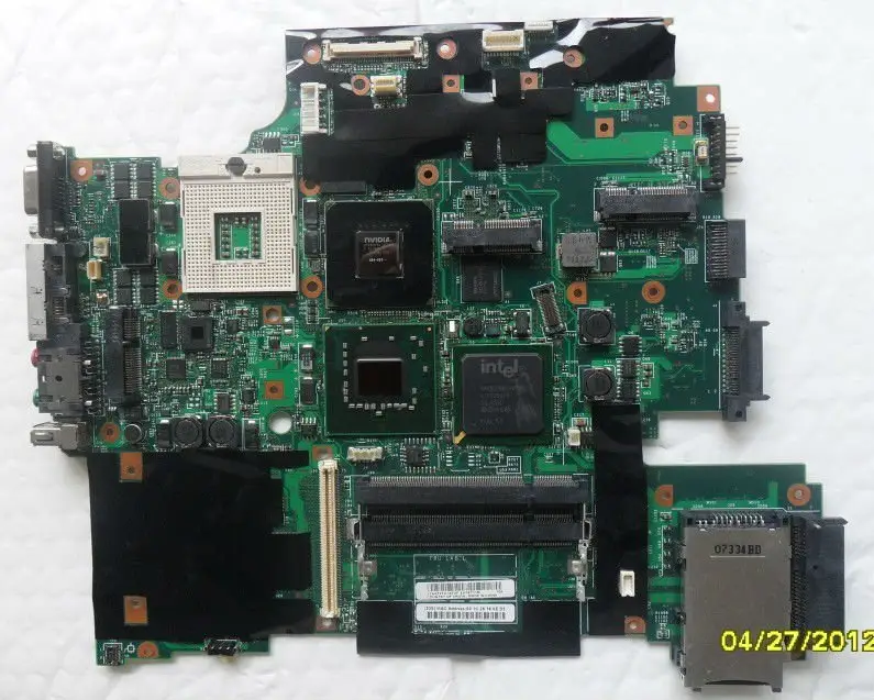 Scheda madre del computer portatile systemboard fru 42w7653 43y9048 utilizzare per ibm/thinkpad t61 t61p 15.4"Notebook.