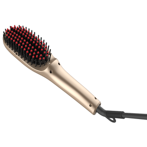 2017 Bolesic Ionique Prix Usine Professionnelle OEM Rapide Heat Lisseur Brosse Cheveux Straigntening Peigne - Product Image 2
