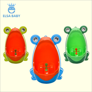 Heißer Verkauf reizender Frosch Urinal Junge Toilette Training Plastik Baby Töpfchen saugen oder hängen an der Wand - Product Image 3