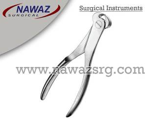 Alicates de corte de alambre personalizados de alta calidad, instrumentos de cirugía ósea ortopédica de acero inoxidable plateado de 18,5 cm - Product Image 2