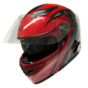 Liquidación Casco de Motocicleta Integral con Intercomunicador Bluetooth Incorporado para Conversación entre 2 Motociclistas - Product Image 1