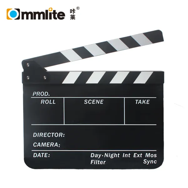 Commlite evrensel stüdyoları filmler filmler yönetmen sahne eylem Marker Clapper fıçı tahtası siyah