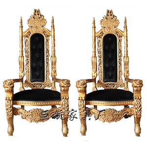 كرسي عرش ملكي من الألياف الزجاجية للإيجار في حفلات الزفاف - Product Image 2