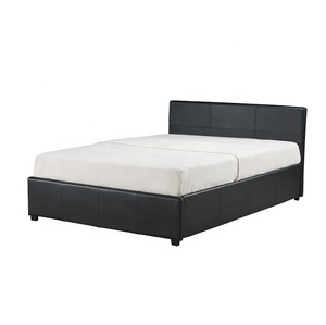 Ottoman Gas Lift up Storage <strong>Bed</strong> - <strong>Black</strong> 4ft6 <strong>Double</strong> 5ft King Size - Product Image 2