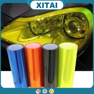 Alta calidad 30 CM * 10 m de longitud Del Coche faros cambian de color de <span class=keywords><strong>la</strong></span> película de tinte - Product Image 6