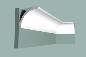 INTCO Nhanh Chóng Cài Đặt Không Thấm Nước Trang Trí Nội Thất Nhà Phụ Kiện PS Nhựa Cornice Khuôn Vương Miện Khuôn - Product Image 3