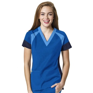 Nuovo Stile Alla Moda Infermiera Uniforme di Progettazione Infermiera Scrub Top - Product Image 5