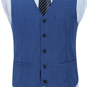 Completo Formale <span class=keywords><strong>da</strong></span> Uomo di Alta Qualità <span class=keywords><strong>Blu</strong></span> Royal, Giacca e Pantalone in Lana - Product Image 6