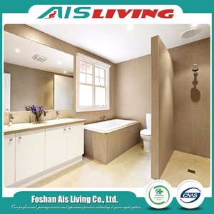 Modern Classic Double Sink <strong>Bathroom</strong> Vanity Cabinet <strong>Free</strong> <strong>Standing</strong> Commercial Home Use Wooden MDF Melamine Includes <strong>Mirror</strong> - Product Image 5