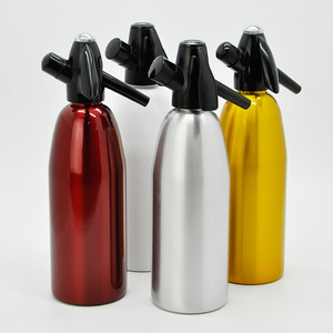 Bouteille de <span class=keywords><strong>siphon</strong></span> à soda professionnelle de 1 L en alliage, appareil à <span class=keywords><strong>eau</strong></span> <span class=keywords><strong>gazeuse</strong></span>, régulateur de pression <span class=keywords><strong>pour</strong></span> la décoration de gâteaux, outils de dessert - Product Image 1