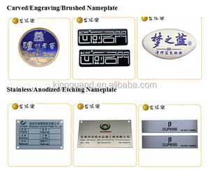 Fabricante Guangdong Logo grabado impresión <span class=keywords><strong>placa</strong></span> de <span class=keywords><strong>Metal</strong></span> - Product Image 3