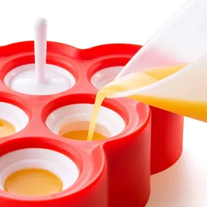 9 миниатюрных форм для мороженого силиконовые инструменты для мороженого с палочками и капельницей 25*17,6*4,9 см 250