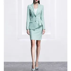 New Fashion 2 Piece Set Women Clothing Business Formal Ladies Suit With Blazer And Pants