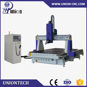 Profesional 1500 kg cnc router 4 eje con alta z Eje garantía período de doce meses - Product Image 3