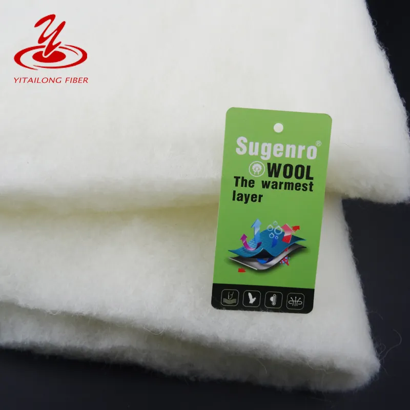 Garment Filling 40% Polyester 60% 울 배팅 Manufacturer