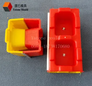 interlock hollow block concrete die casting plastic mold