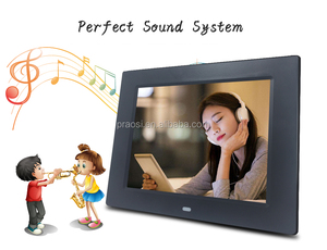 MP3 ve çalar saat ile 8 inç e-mürekkep dijital fotoğraf çerçevesi - Product Image 2