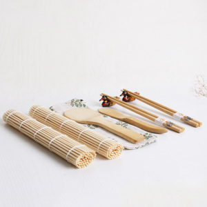 Juego de rodillos de bambú para <span class=keywords><strong>sushi</strong></span> y palillos, juego de servicio al por mayor - Product Image 2