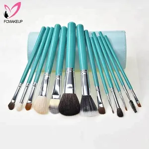 13 pièces Outil De Pinceau De Maquillage Multicolore Porte-Gobelet Cosmétique Cheval Poney Cheveux Chèvre Cheveux Ombre À Paupières Brosse