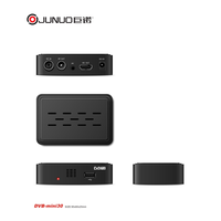 JUNUO Console DVB-T2 Set Top Box GX dvb t2 tv box pour Russie DVB-T2 avec deux ports usb support wifi