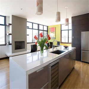 Kabinet Dapur Kayu Solid Desain Baru Spanyol untuk Dapur Modis - Product Image 6