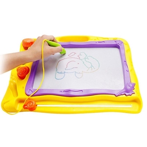 Papan gambar magnetik warna-warni yang dapat dihapus untuk anak-anak bantalan coretan Magna untuk menulis dan membuat sketsa - Product Image 5