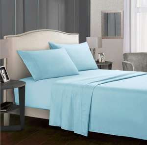 Grosir Set Sprei Microfiber Ukuran Penuh 1800 Benang Hitung Kerut Gratis Sprei - Product Image 2