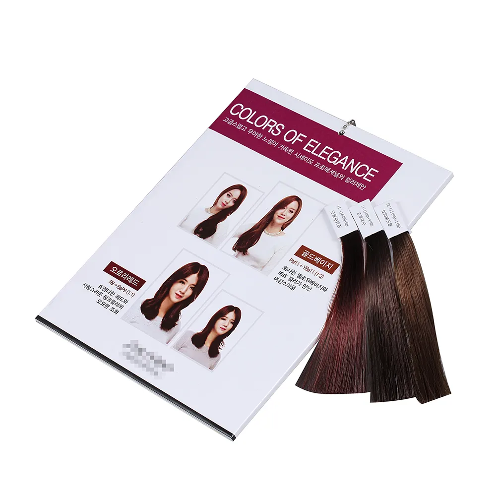 Célèbre marque Asiatique crème glacée de nuance de couleur de cheveux colorant graphique