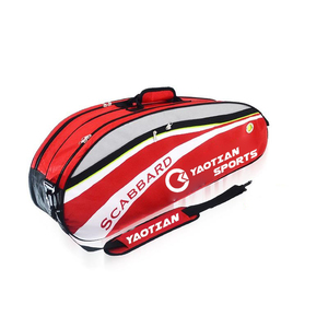 Fabbrica leggero 6 racchette da badminton borsa su misura sporting borsa da tennis squash kit borsa - Product Image 3